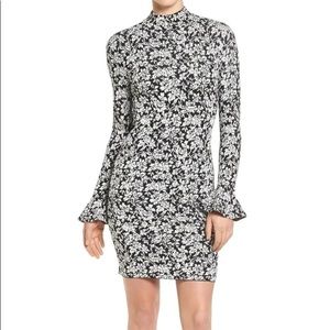 Michael Kors black and white fitted dress​​​​​​​